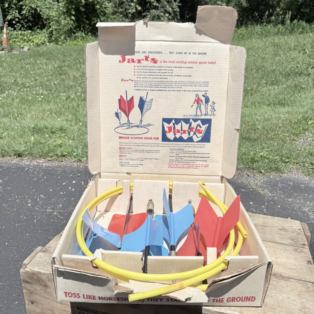 Vintage Game of Jarts Lawn Dart Game W/ Original Box