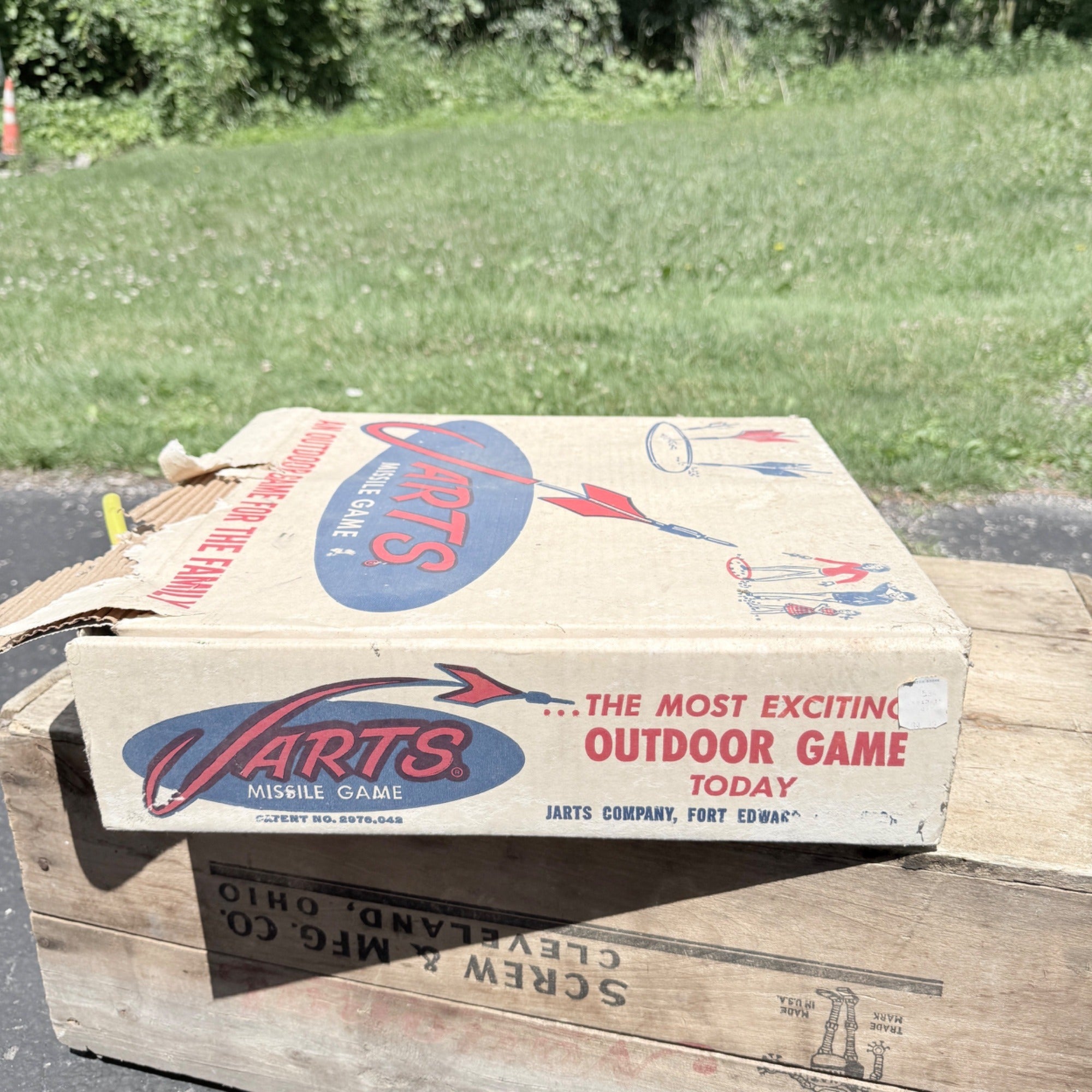Vintage Game of Jarts Lawn Dart Game W/ Original Box