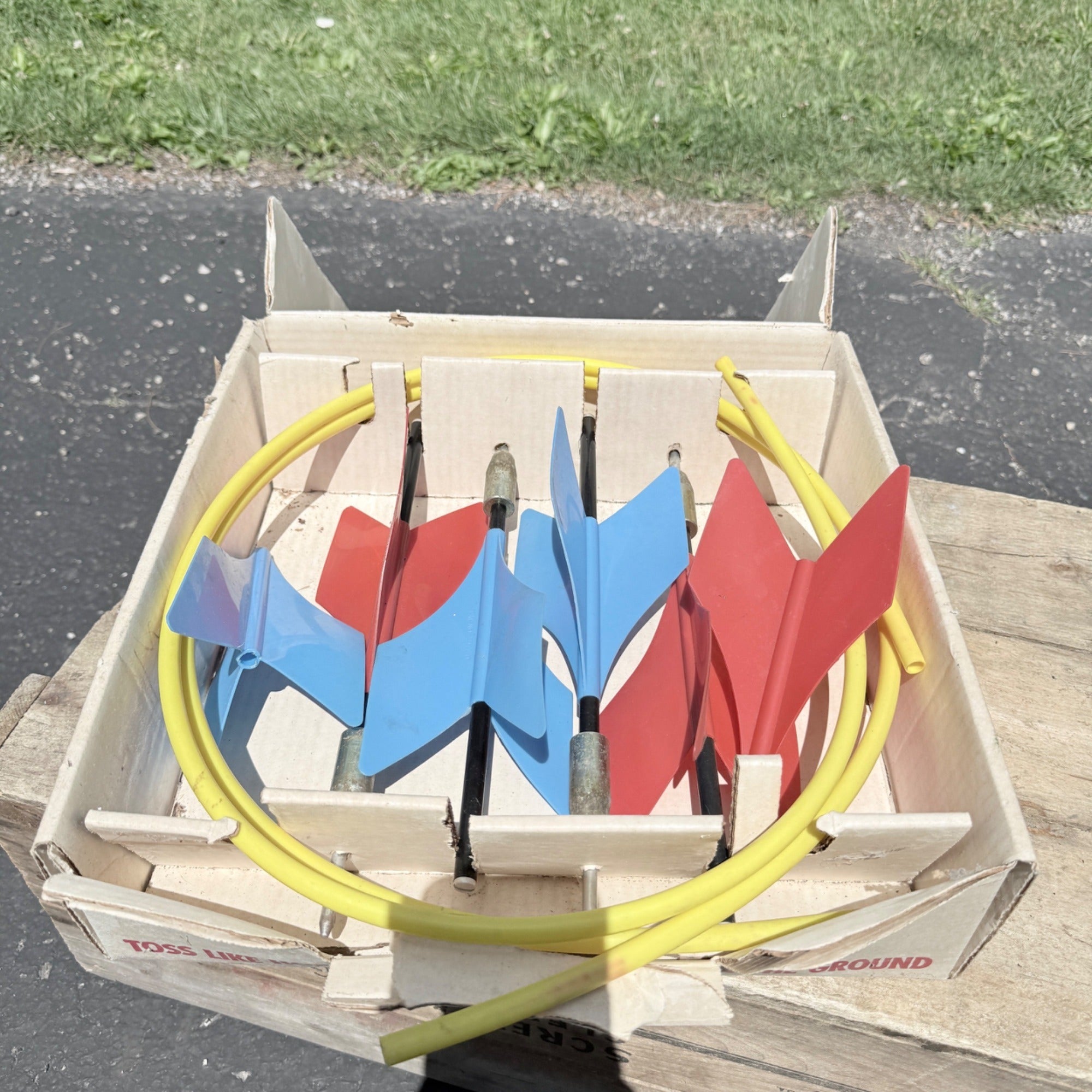 Vintage Game of Jarts Lawn Dart Game W/ Original Box