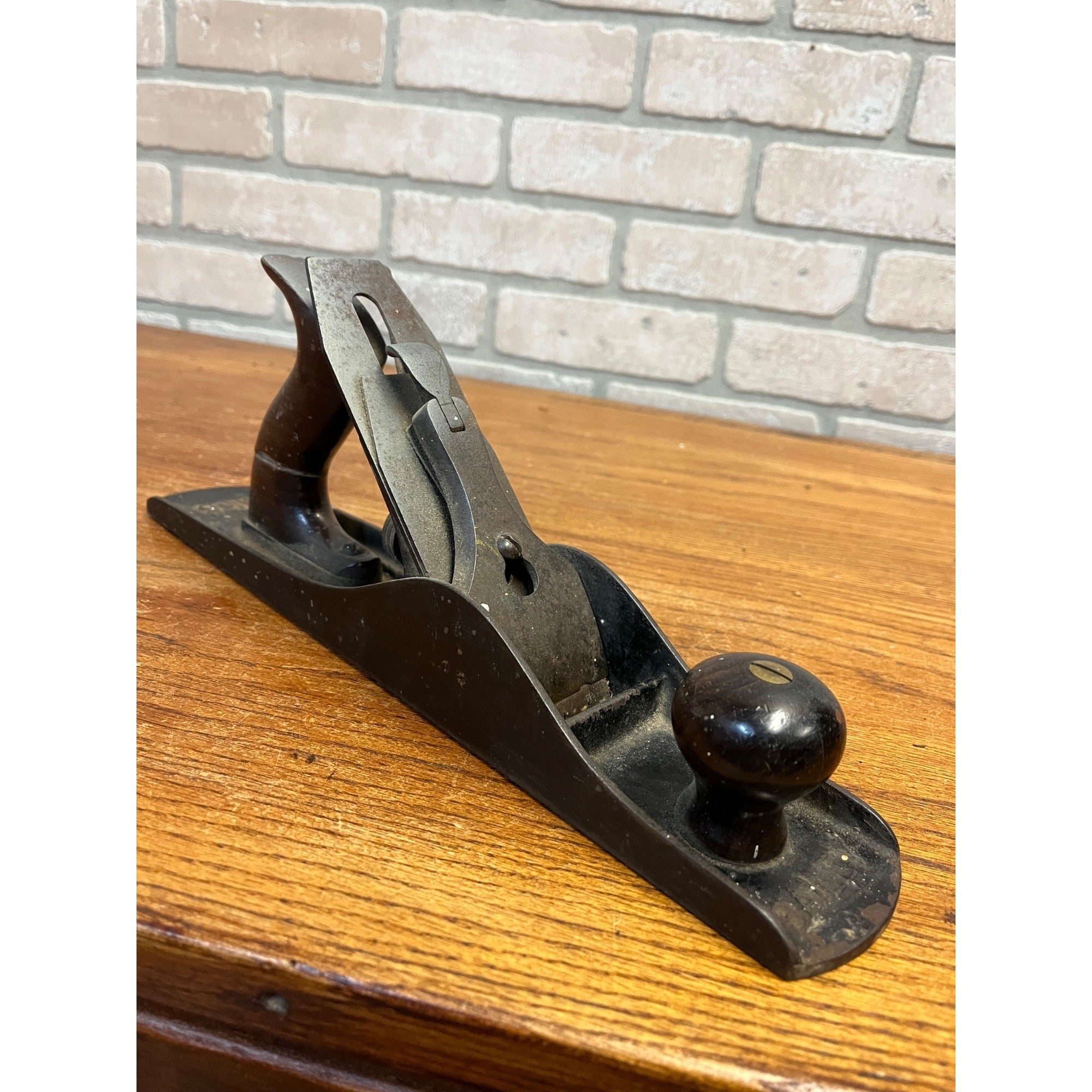 Vintage Stanley Bailey No.5 Smooth Bottom Hand Plane Woodworking Tool
