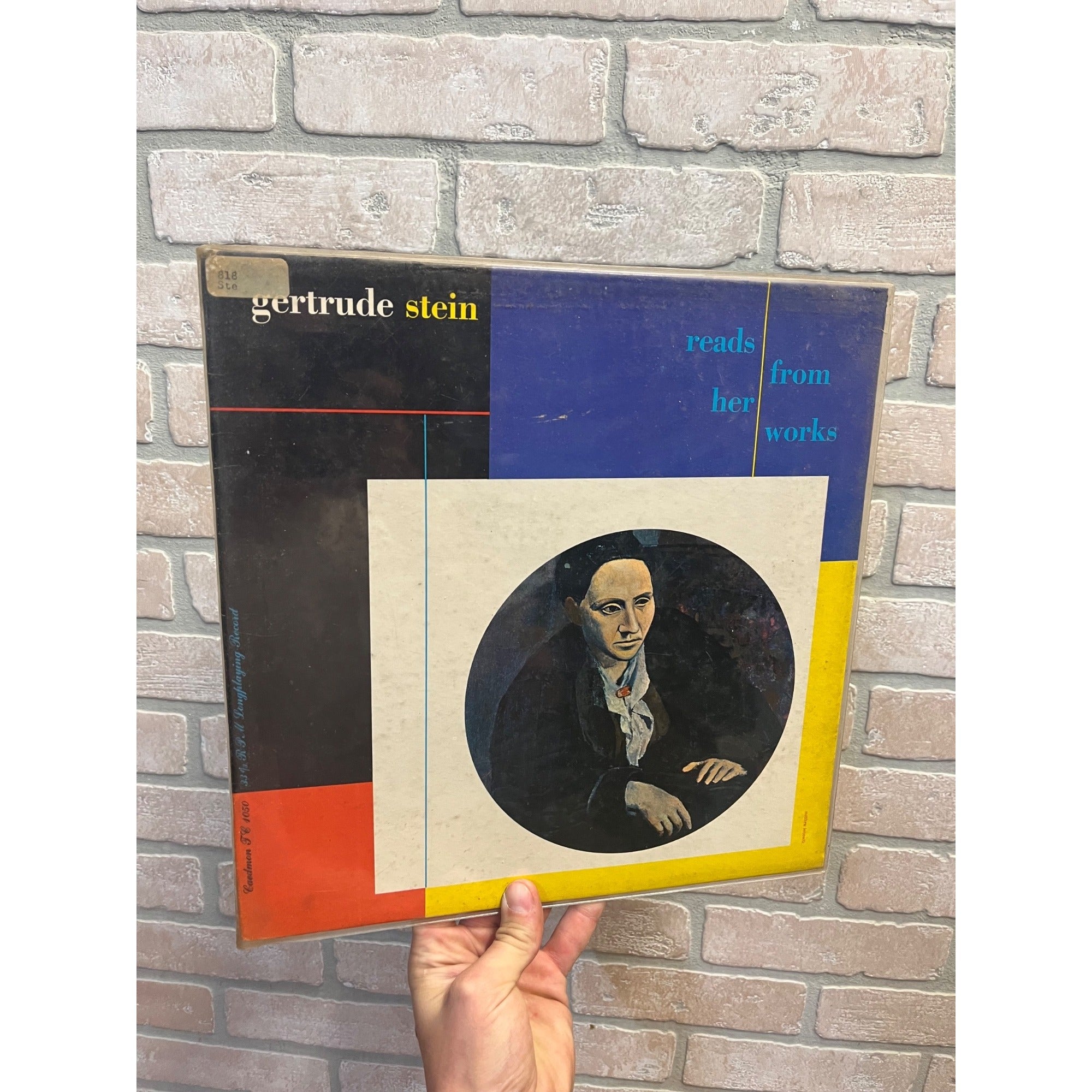 Gertrude Stein Reads From Her Works Caedmon Records – TC-1050 Original LP