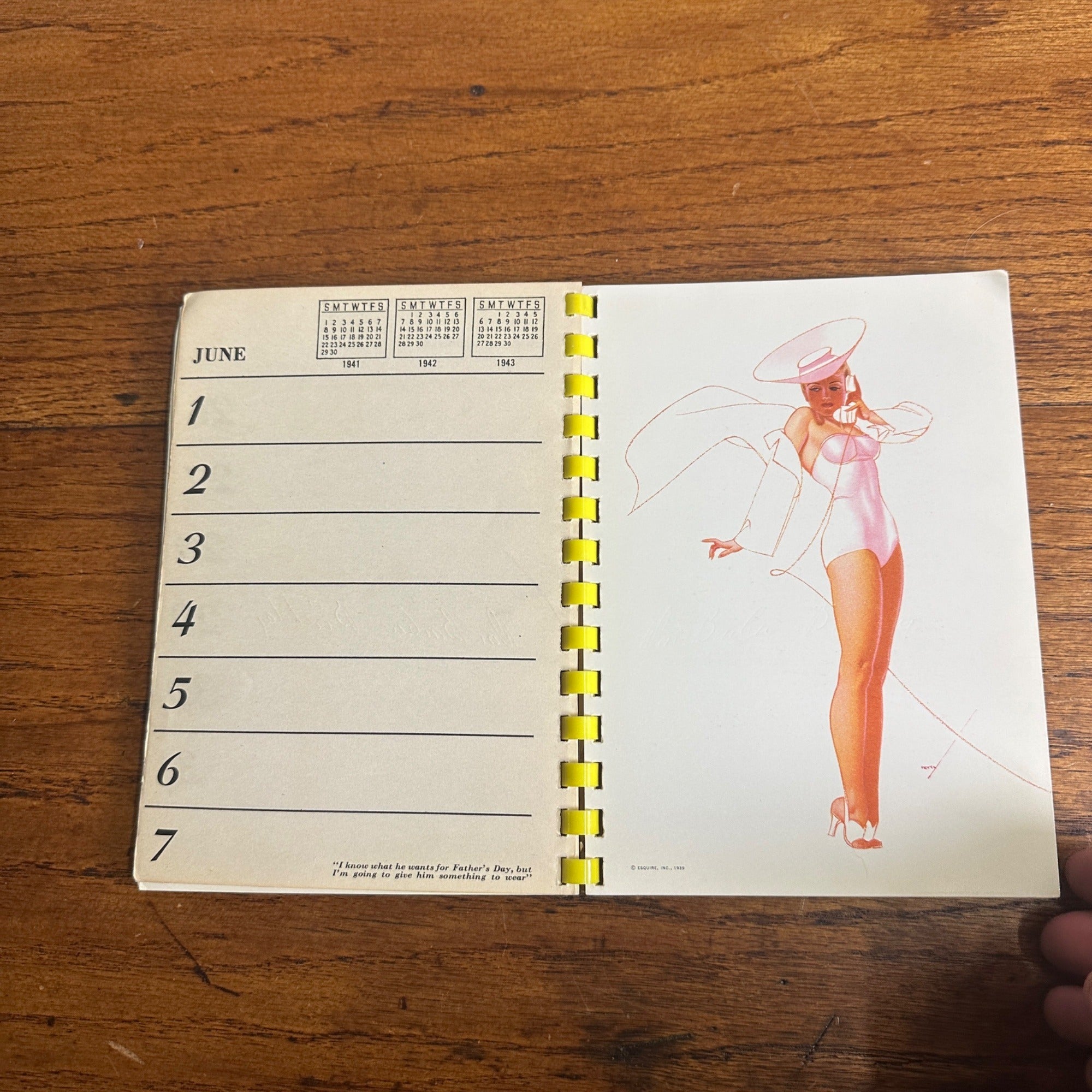 Vintage 1941 Petty Phone Numbers Esquire Book Pinup Girls
