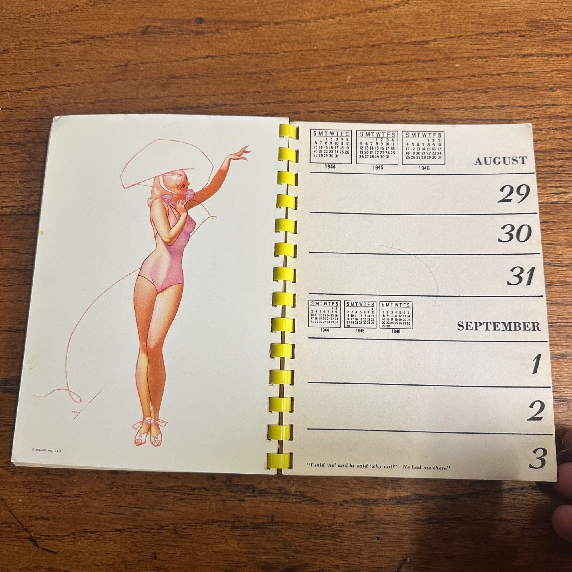 Vintage 1941 Petty Phone Numbers Esquire Book Pinup Girls