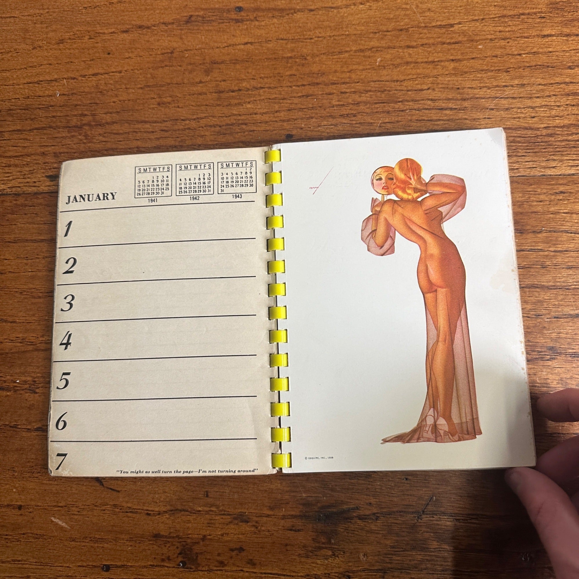 Vintage 1941 Petty Phone Numbers Esquire Book Pinup Girls