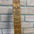 Original 1930s Era McCormick Deering Tractor Fuel Measuring Stick Eldorado Wis