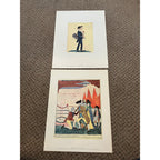 American Primitive Watercolors Complete Color Plates Folio Art (Full Set Of 16)