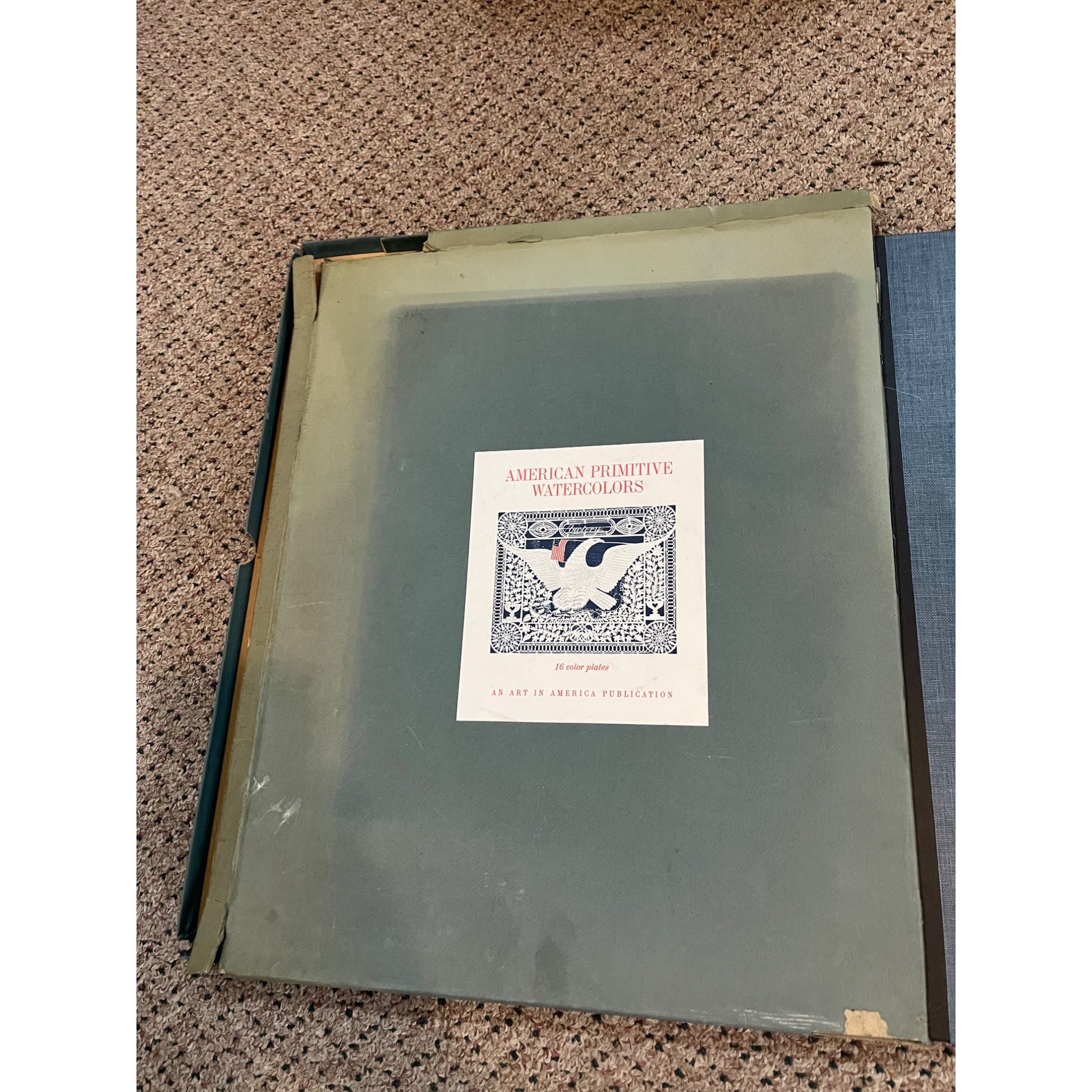 American Primitive Watercolors Complete Color Plates Folio Art (Full Set Of 16)