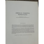 American Primitive Watercolors Complete Color Plates Folio Art (Full Set Of 16)