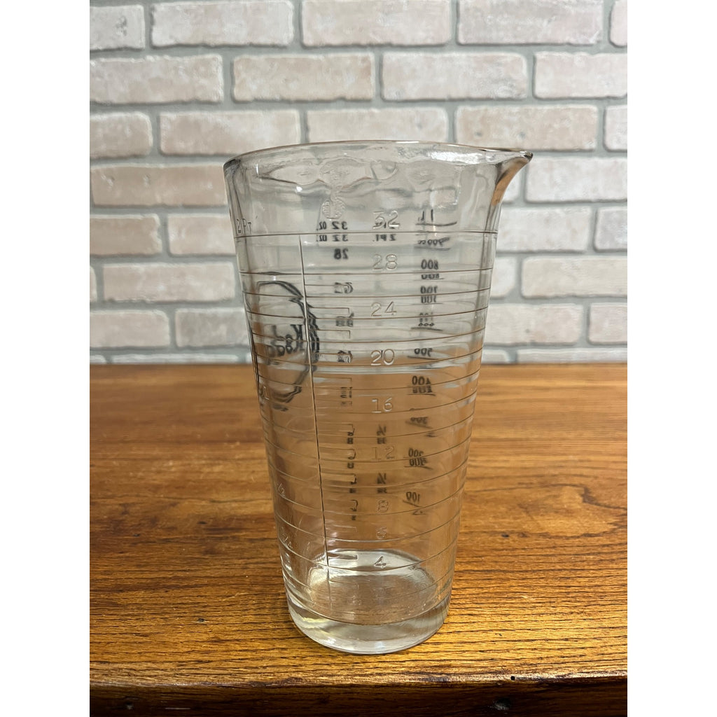 Vintage Kodak 32oz 1L Glass Darkroom Measuring Pitcher Jug Beaker Glass Eastman