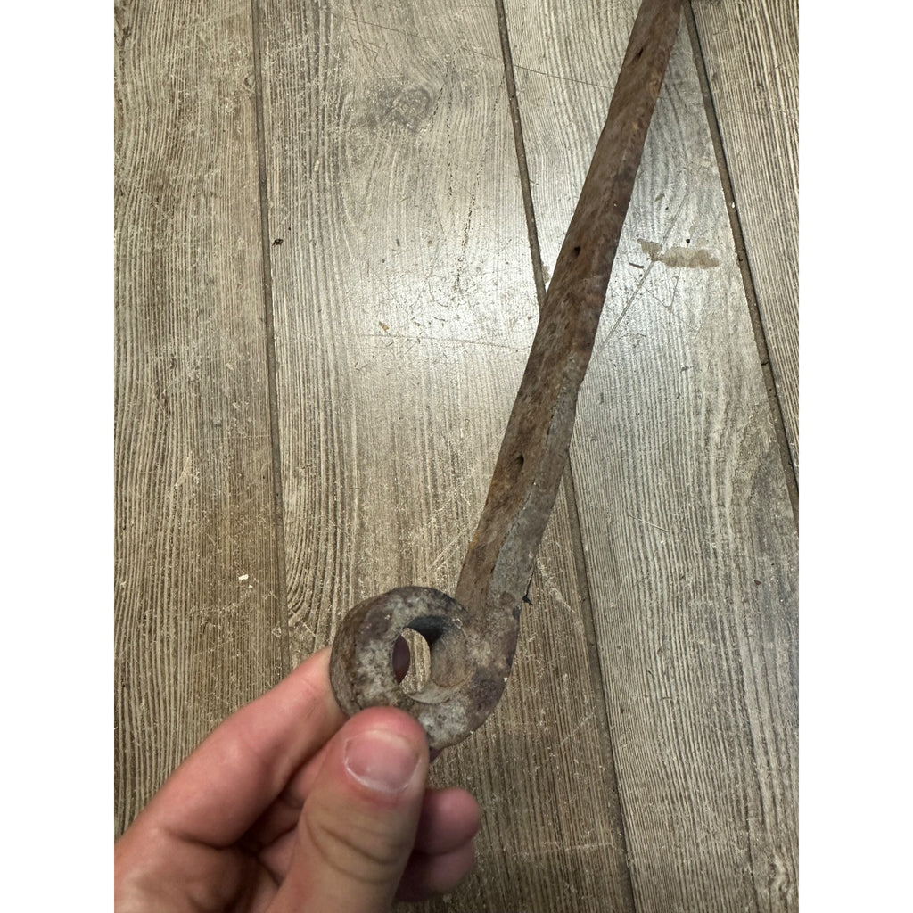 Antique Hand Forged Rustic Barn Door Strap Hinge 20"