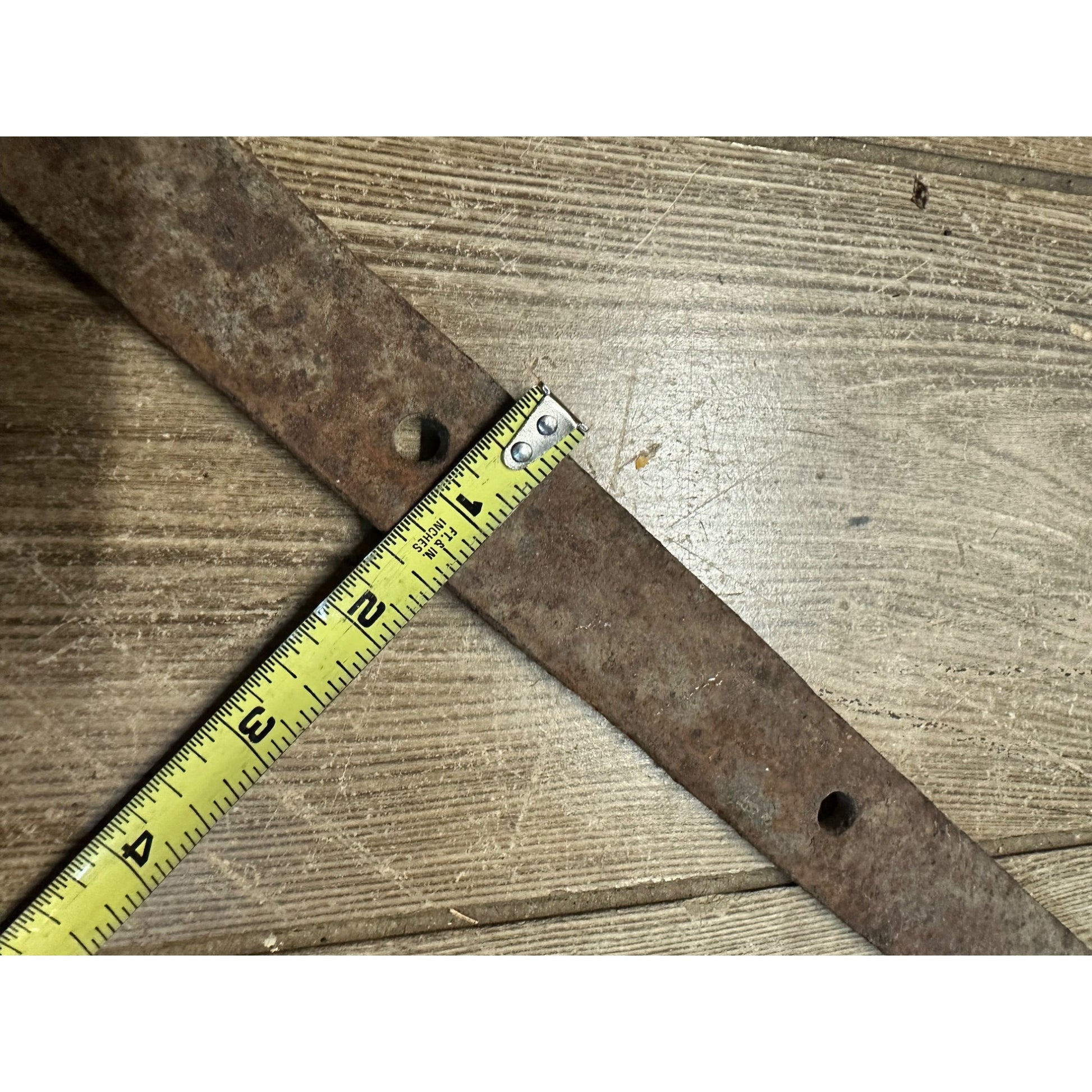 Antique Hand Forged Rustic Barn Door Strap Hinge 20"