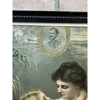 Vintage Spanish-American War Soldiers Wife Framed Art Print 1898 (Turner) Patriotic