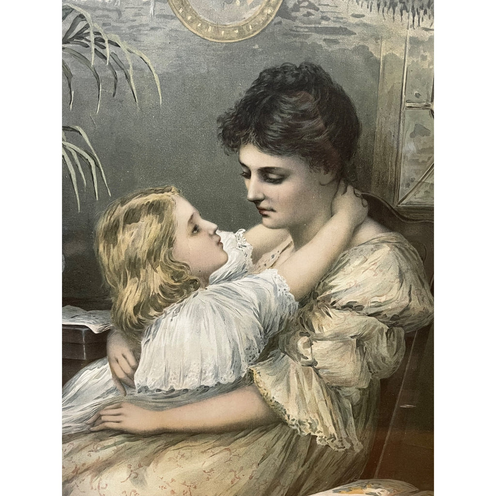 Vintage Spanish-American War Soldiers Wife Framed Art Print 1898 (Turner) Patriotic