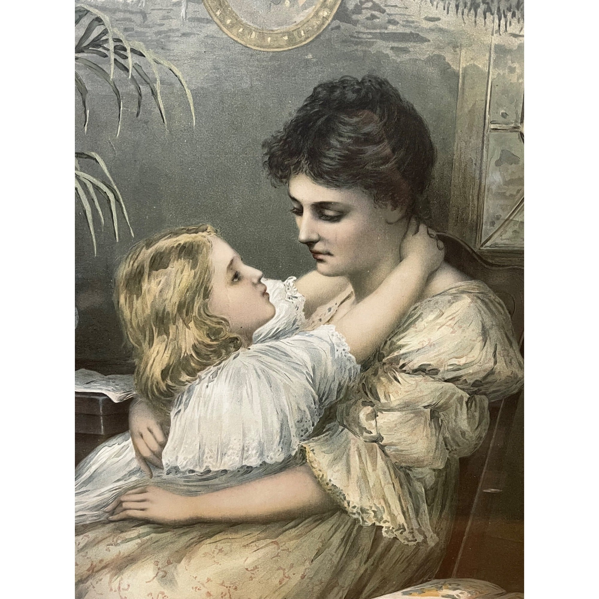 Vintage Spanish-American War Soldiers Wife Framed Art Print 1898 (Turner) Patriotic