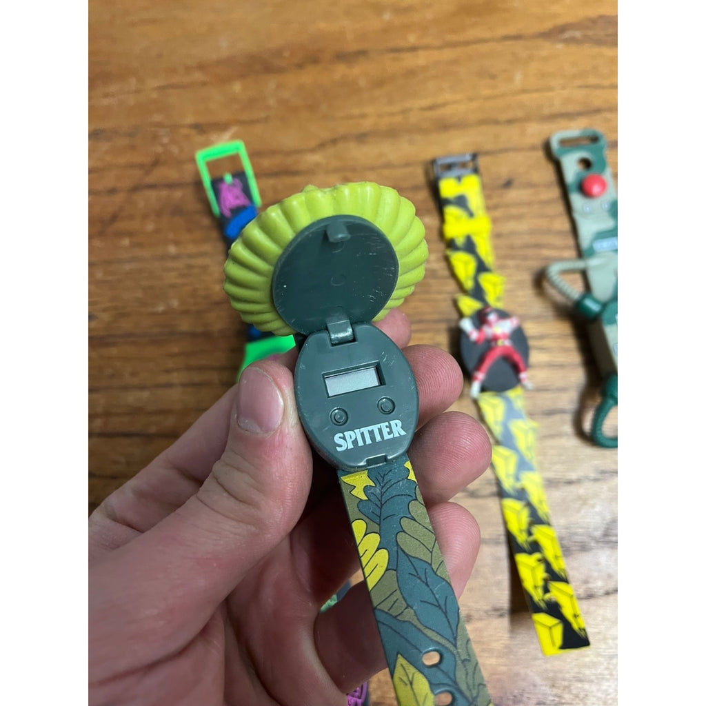 Vintage 1990s Child's Toy Watches US Army Power Rangers Jurassic Park