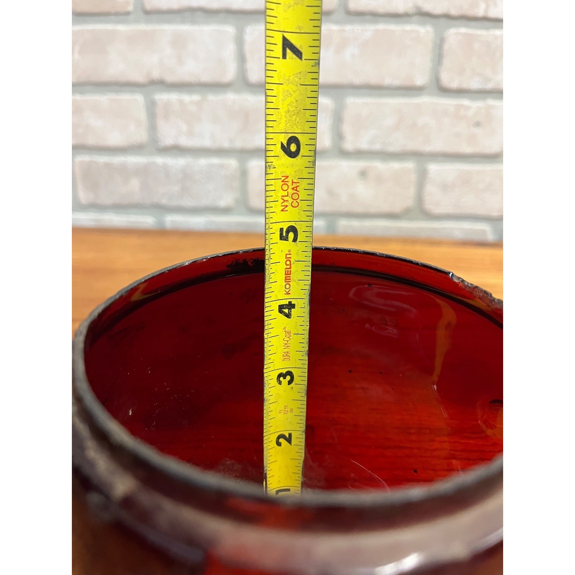 Dietz D-Lite Original Ruby Red Lantern Globe Replacement Part Loc-Nob H1