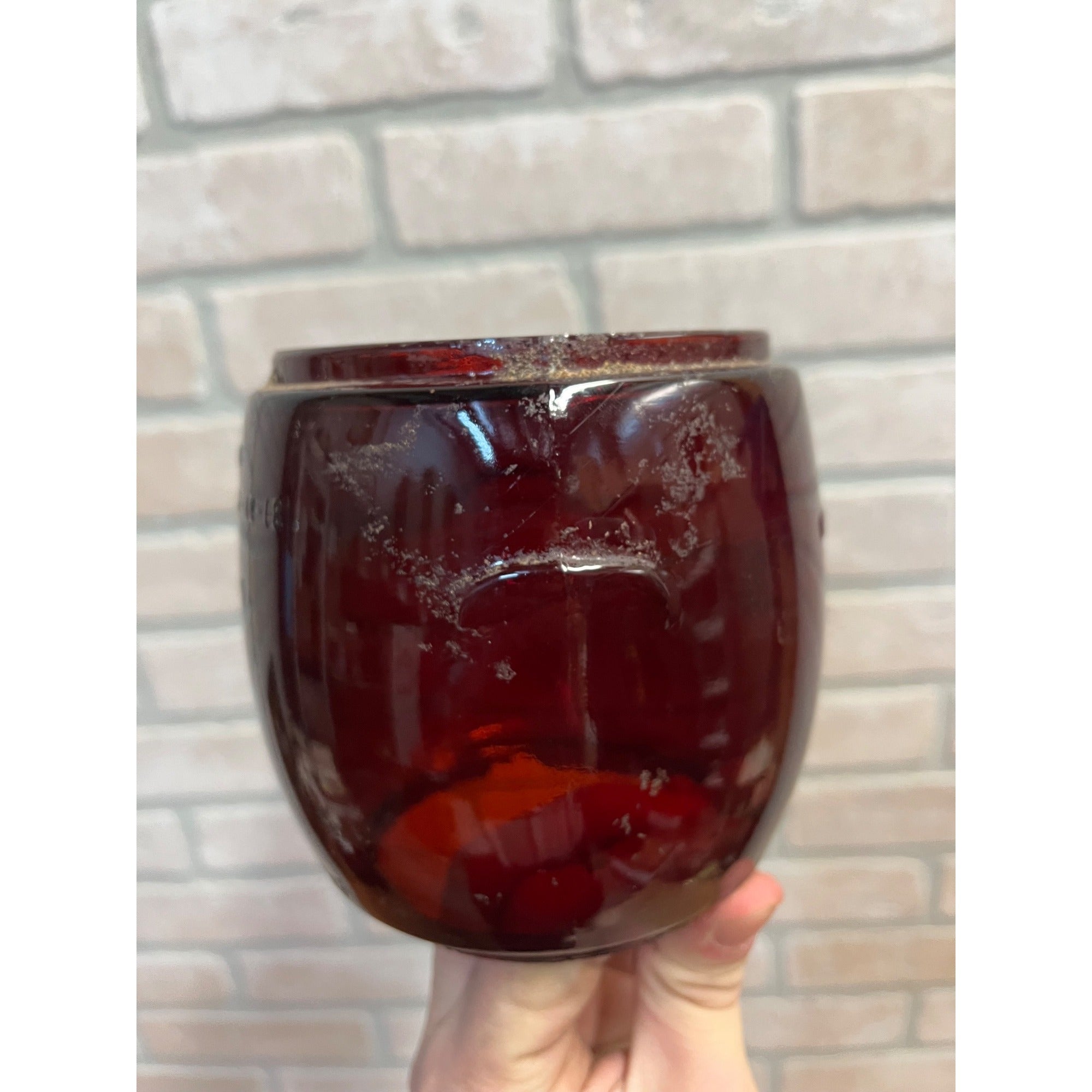 Dietz D-Lite Original Ruby Red Lantern Globe Replacement Part Loc-Nob H1