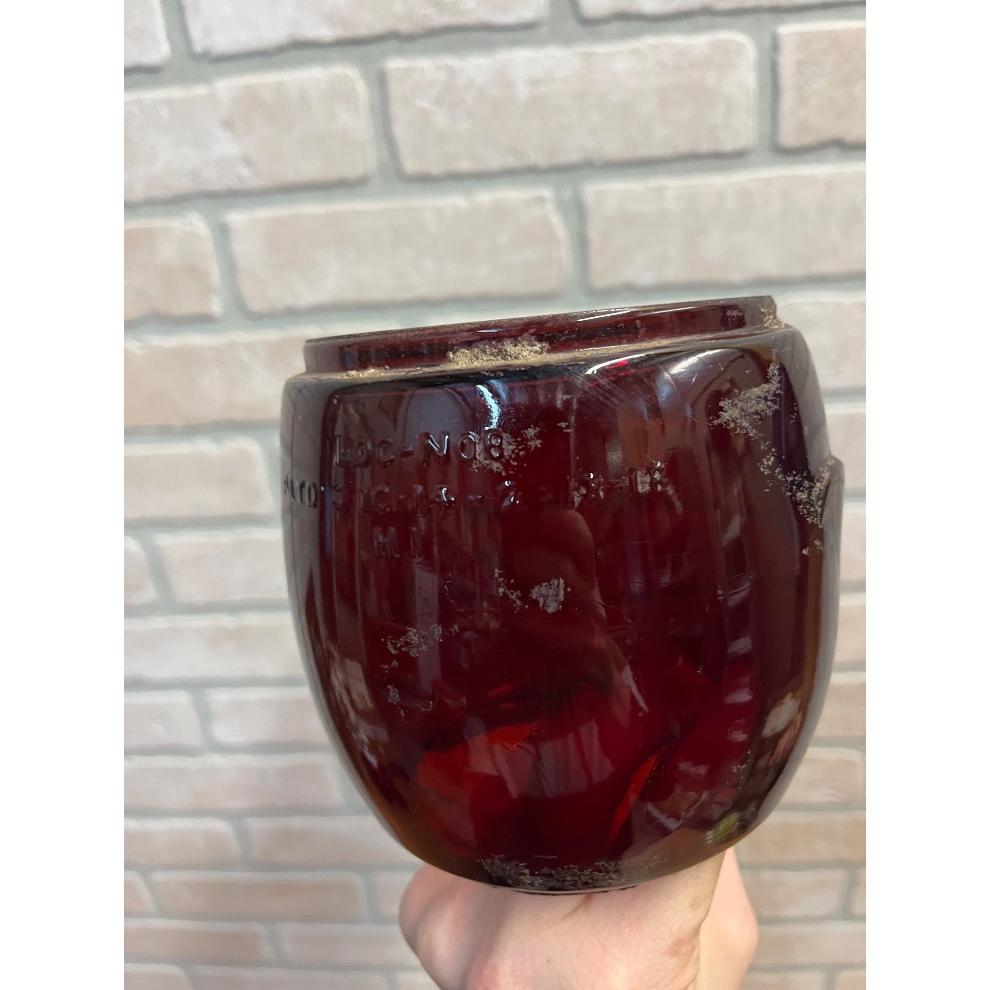 Dietz D-Lite Original Ruby Red Lantern Globe Replacement Part Loc-Nob H1