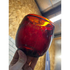 Dietz D-Lite Original Ruby Red Lantern Globe Replacement Part Loc-Nob H1