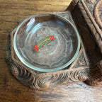 Syroco Style Art Deco Box Cigarette Case Ashtray Native American Okoboji Iowa