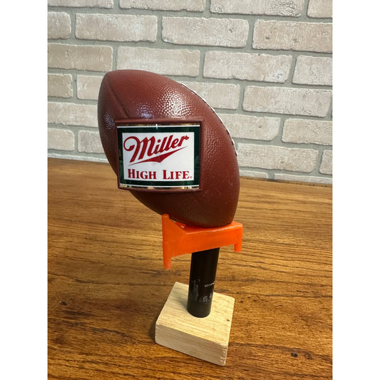 Vintage Miller High Life Beer Football on Tee Tap Handle