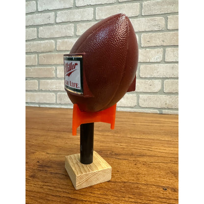 Vintage Miller High Life Beer Football on Tee Tap Handle