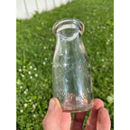 Vintage Dingley Dell Half Pint Bottle Goat Dairy Stepney Conn Ct Monroe