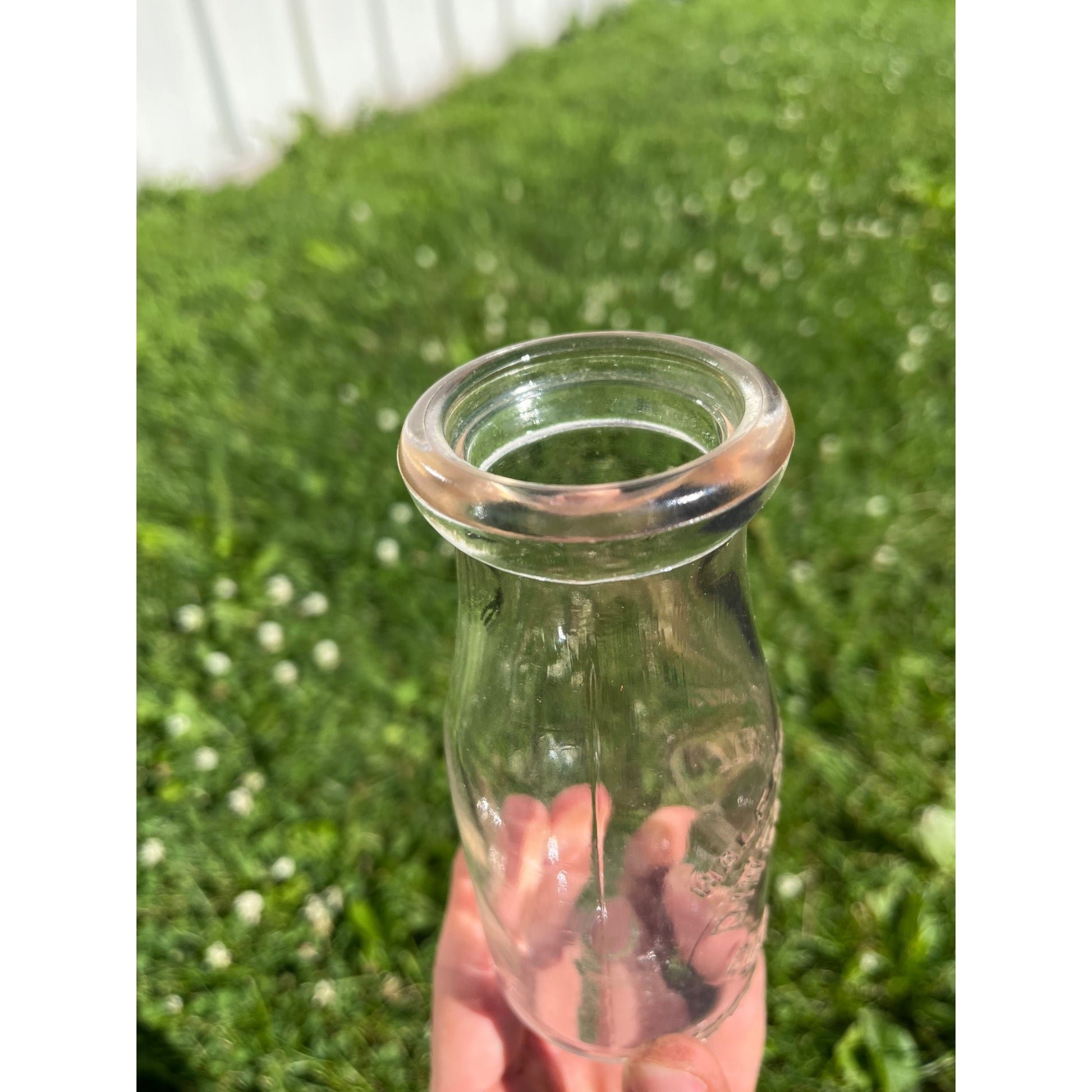 Vintage Dingley Dell Half Pint Bottle Goat Dairy Stepney Conn Ct Monroe