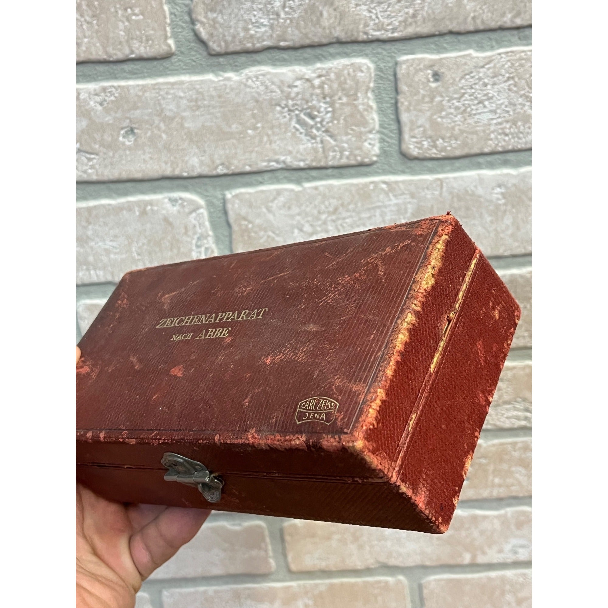 RARE Vintage Carl Zeiss Jena Camera Lucida Abbe's Drawing Camera - CASE ONLY