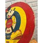 Vintage Mickey Mouse Target 1930s Cardboard Disney Game Marks Bros Marx Toy 17"