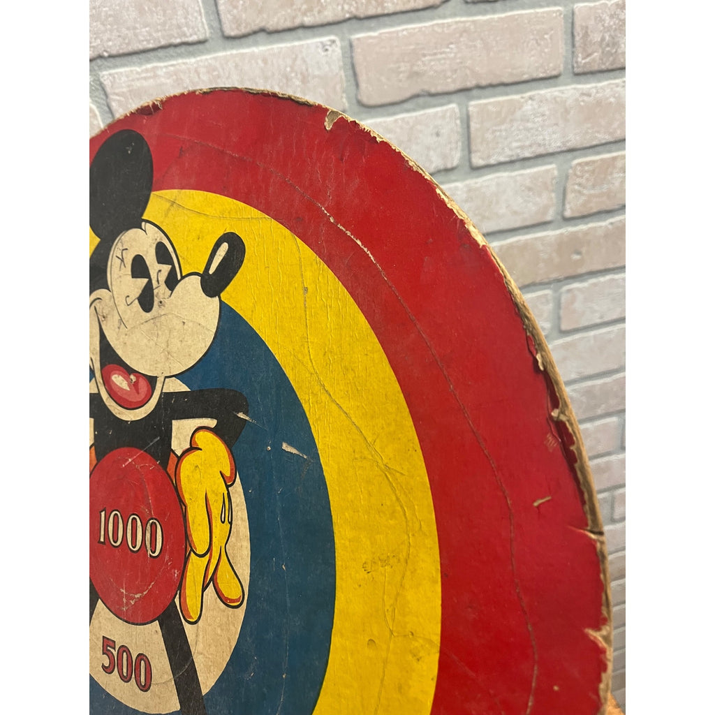 Vintage Mickey Mouse Target 1930s Cardboard Disney Game Marks Bros Marx Toy 17"