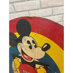 Vintage Mickey Mouse Target 1930s Cardboard Disney Game Marks Bros Marx Toy 17"