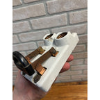 Antique Porcelain Double Pole Plug Fuse Knife Throw Switch - Permel Warren OH