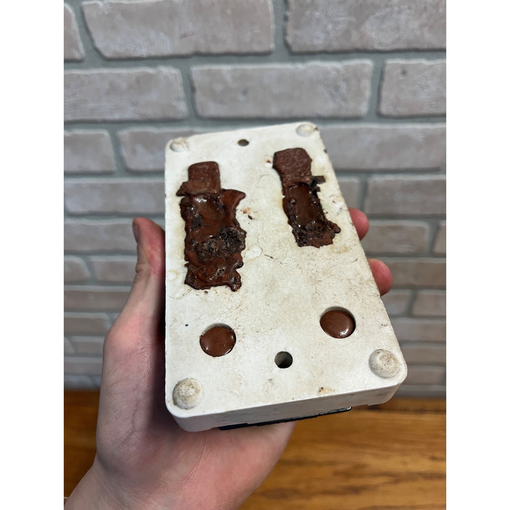 Antique Porcelain Double Pole Plug Fuse Knife Throw Switch - Permel Warren OH