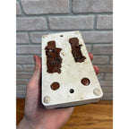 Antique Porcelain Double Pole Plug Fuse Knife Throw Switch - Permel Warren OH