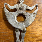 ANTIQUE BALLERINA CURTSY GIRL WATCH FOB PENDANT CIGAR CUTTER GERMANY