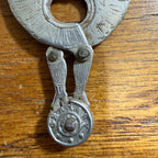 ANTIQUE BALLERINA CURTSY GIRL WATCH FOB PENDANT CIGAR CUTTER GERMANY