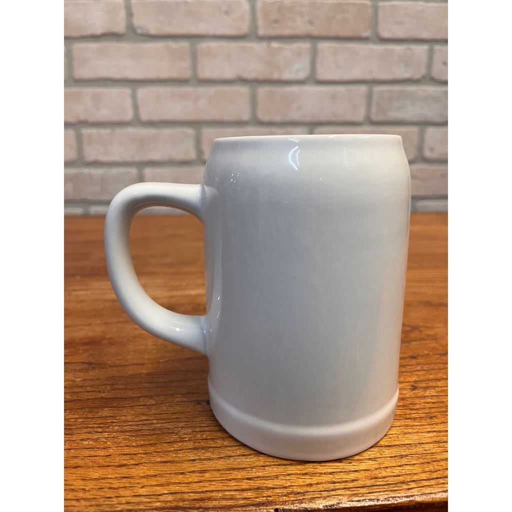 Vintage Leinenkugel's Beer Ceramic Stein With Indian Maiden Logo Chippewa Falls, WI Domex Breweriana Germany