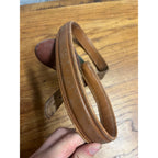 Antique Vintage Hernia Belt Medical Device Oddity Leather Ohio Truss Co. 1900s