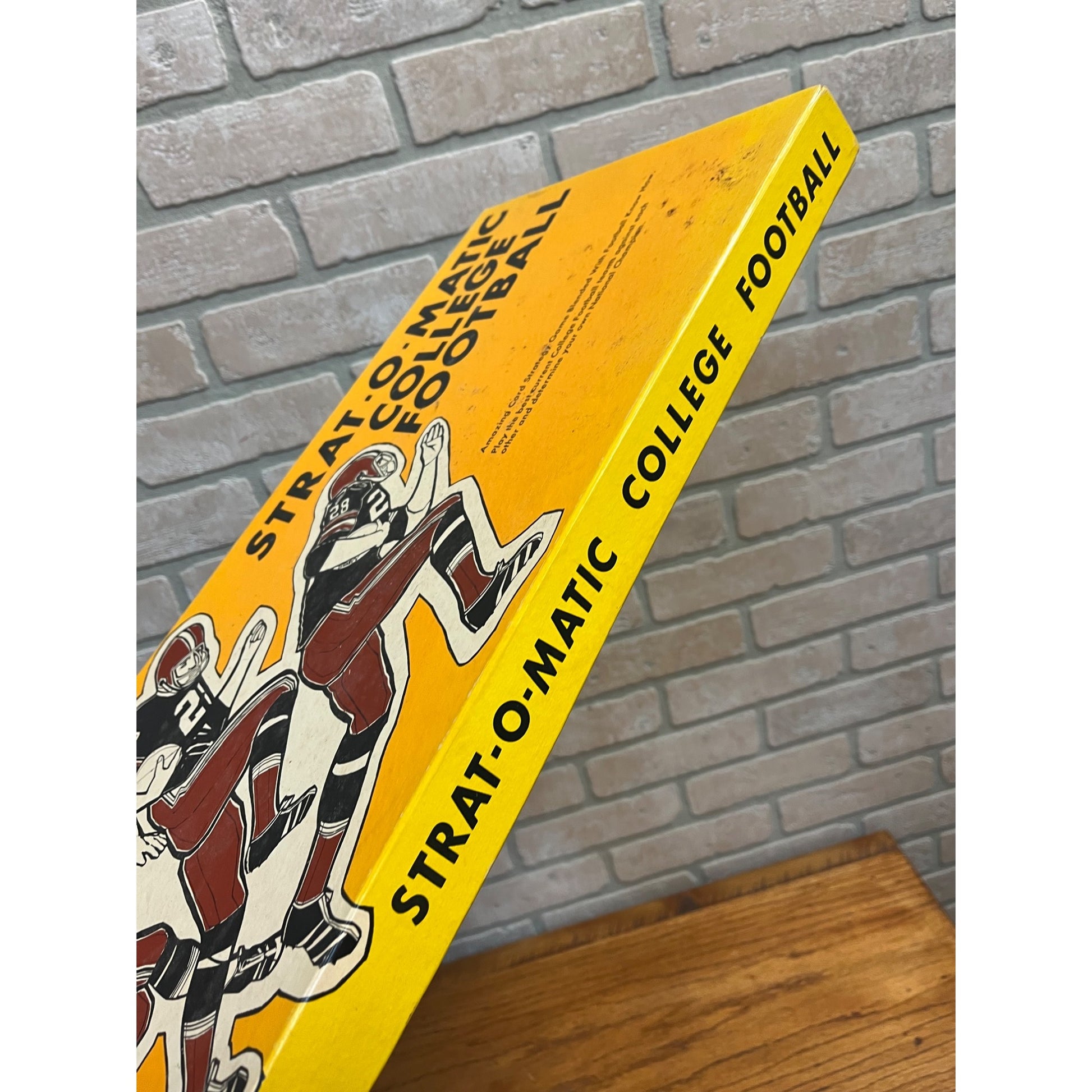 Vintage 1976 Strat-O-Matic College Football Board Game Card Strategy