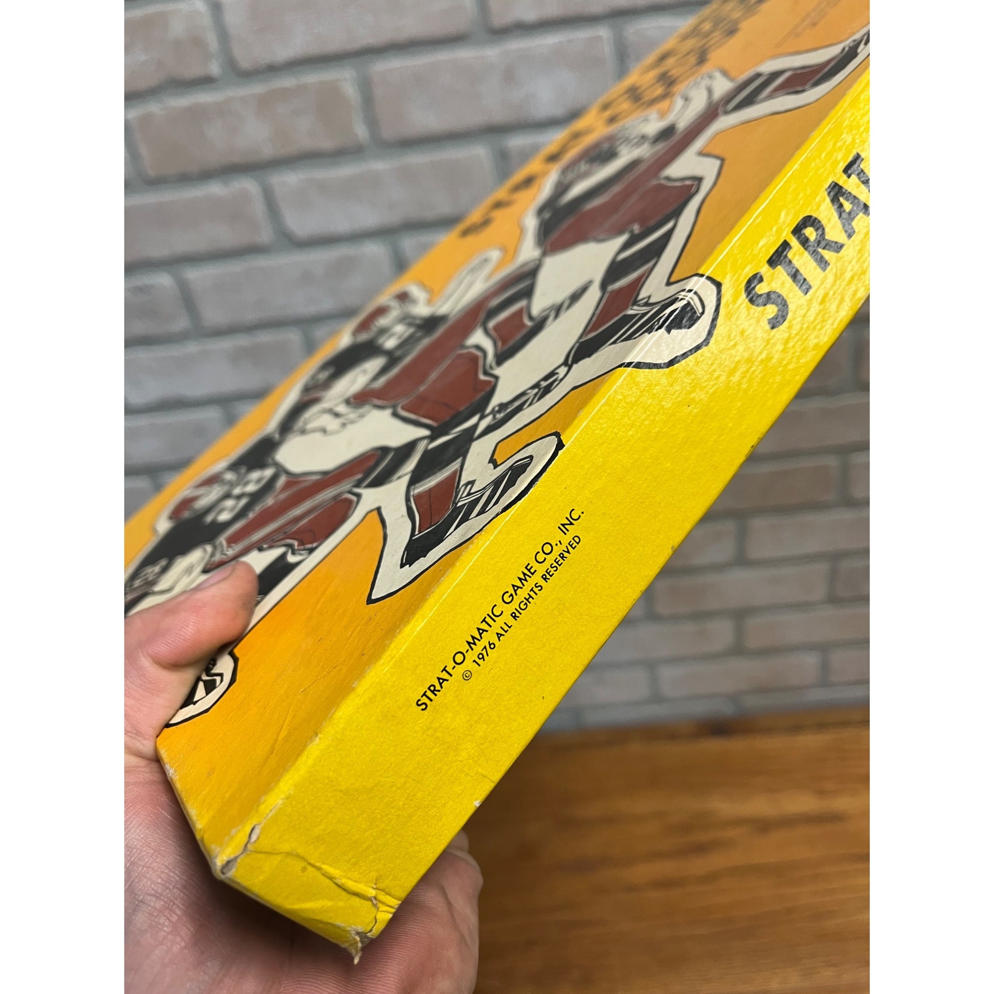 Vintage 1976 Strat-O-Matic College Football Board Game Card Strategy
