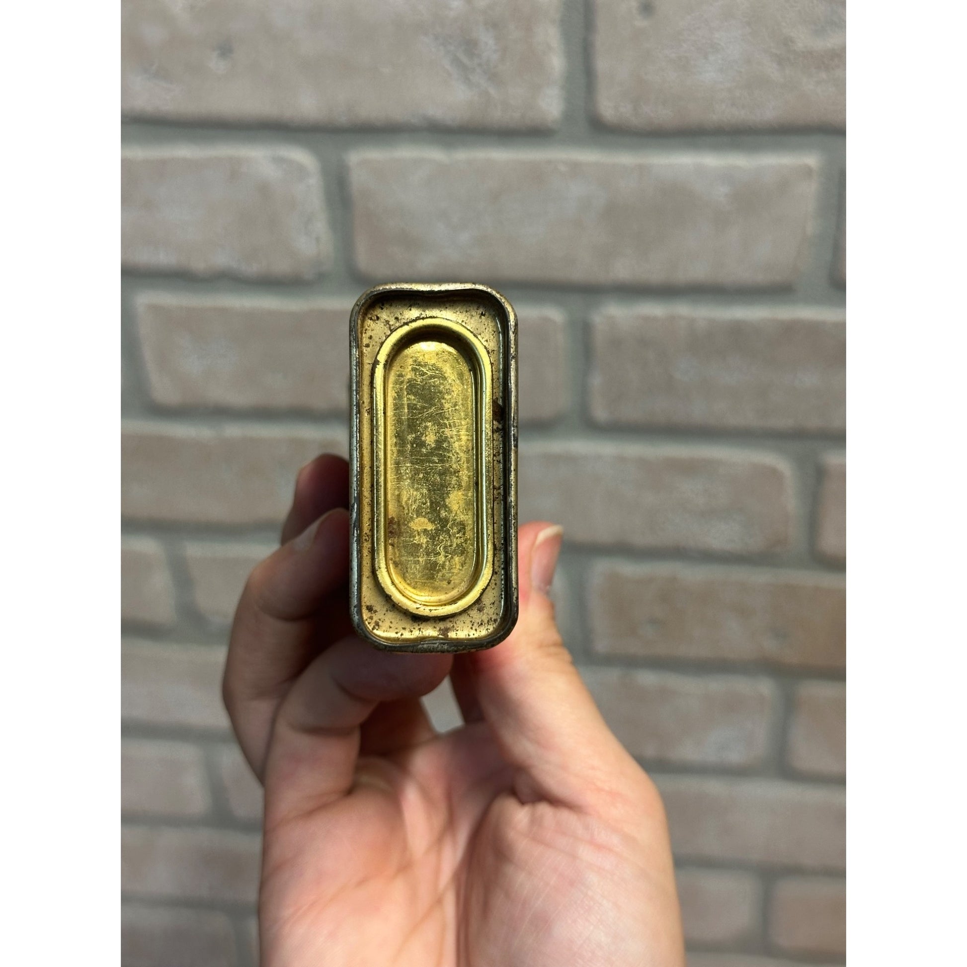 Vintage 1900s Tone's Mustard Seed Spice Tin Advertising Des Moines Iowa IA
