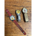 Vintage 1950s Snow White & Minnie Mouse Wristwatches Parts/Repair Lot 3 Watches