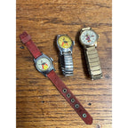 Vintage 1950s Snow White & Minnie Mouse Wristwatches Parts/Repair Lot 3 Watches