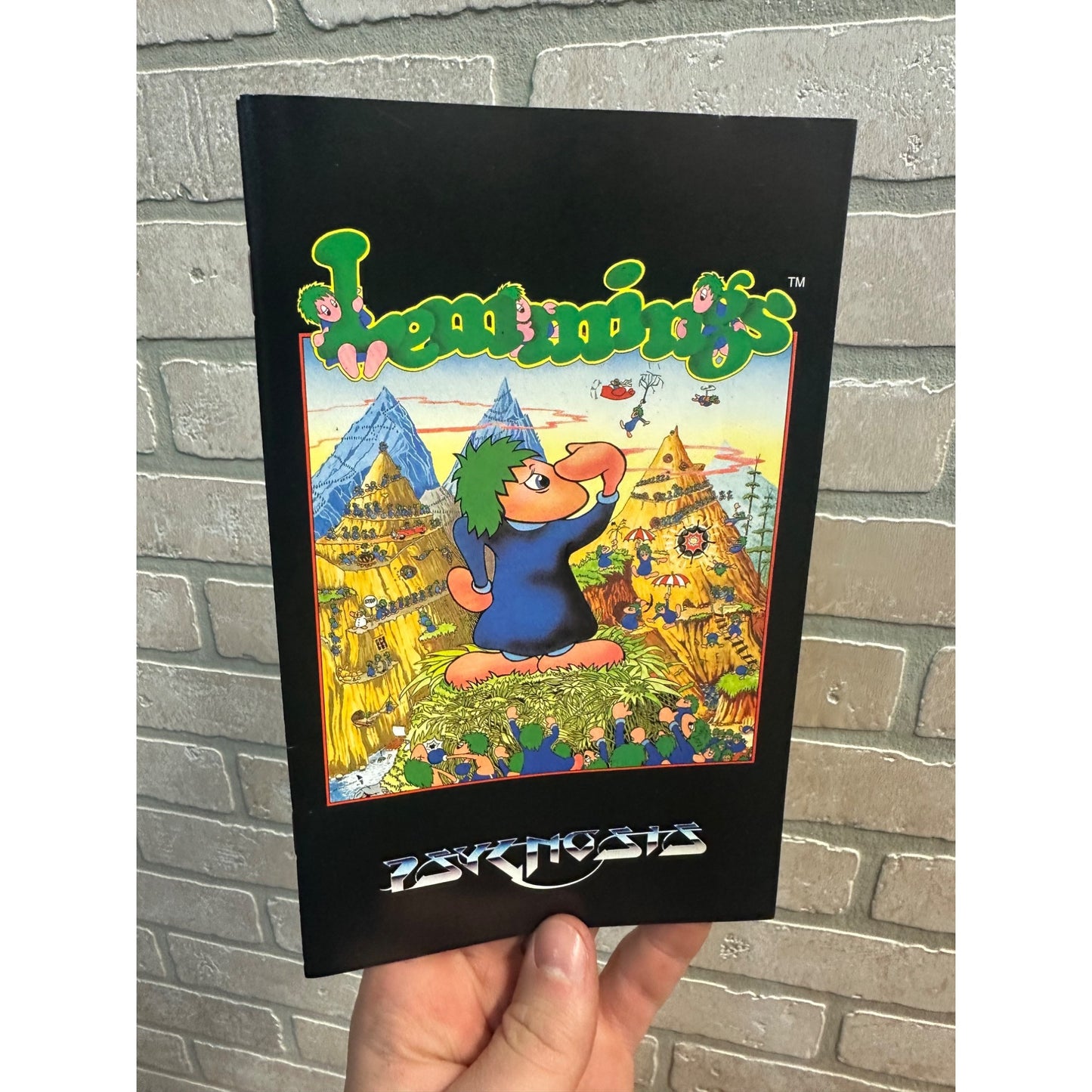 Lemmings PC / Computer Game Manual Vintage Instruction Booklet Only 1990s