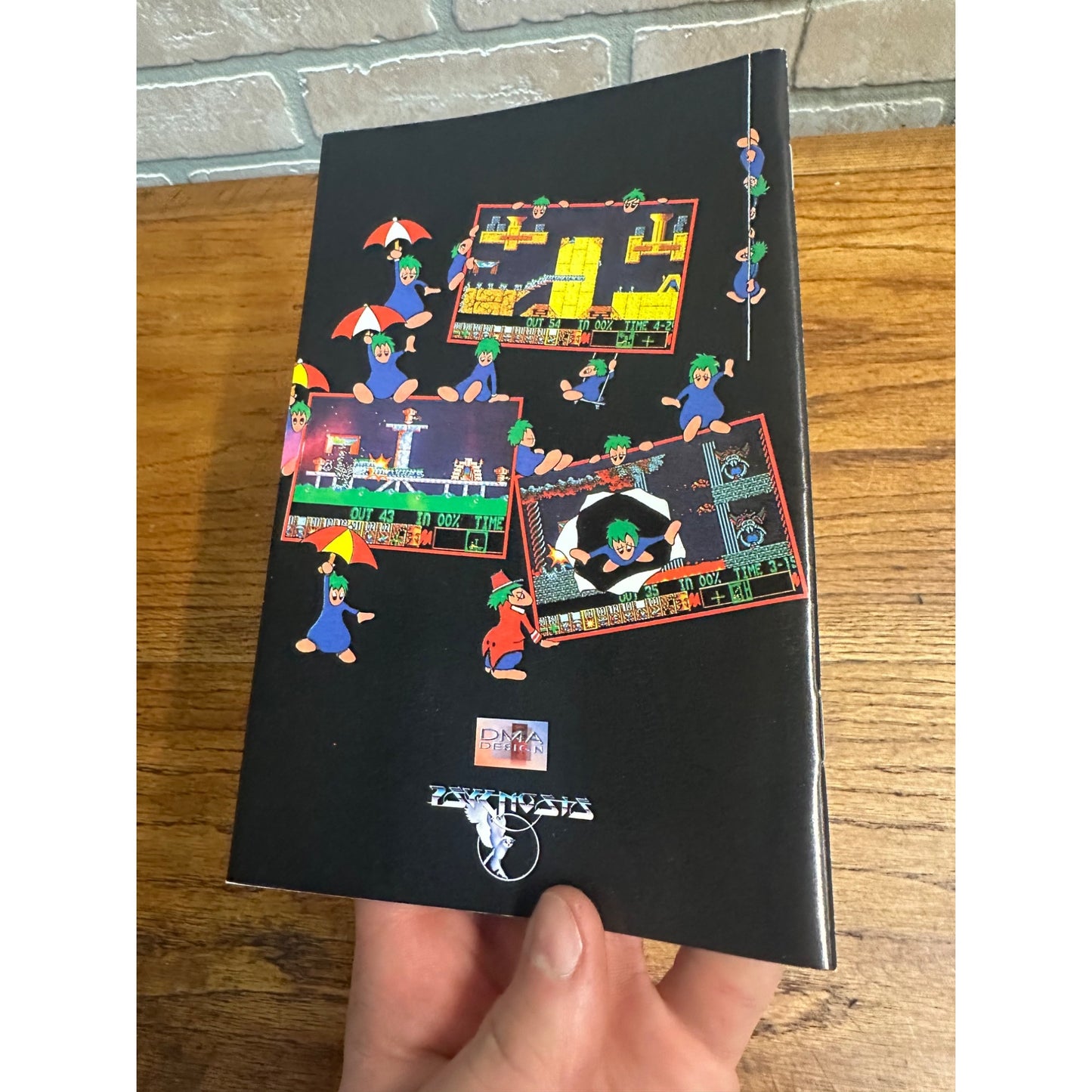 Lemmings PC / Computer Game Manual Vintage Instruction Booklet Only 1990s