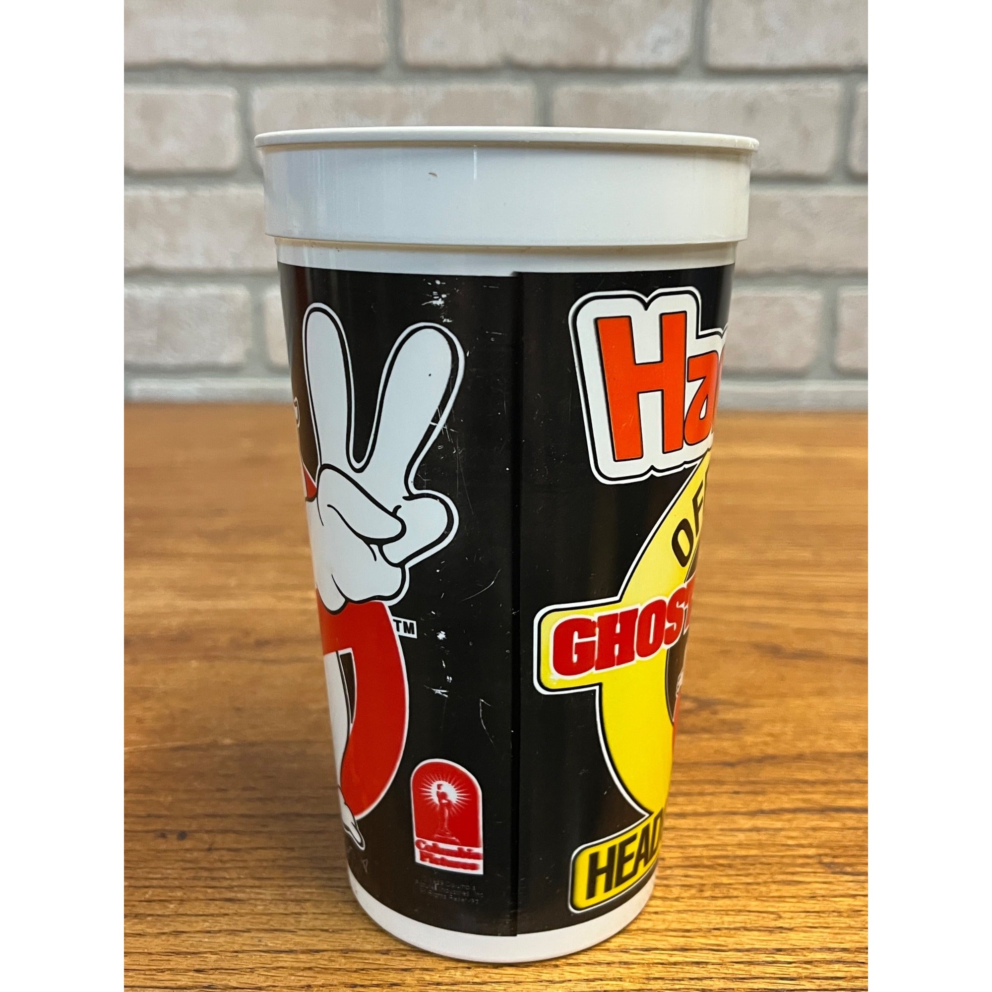 Vintage 1989 GHOSTBUSTERS 2 HARDEES Plastic Cup Movie Promo Headquarters 80s