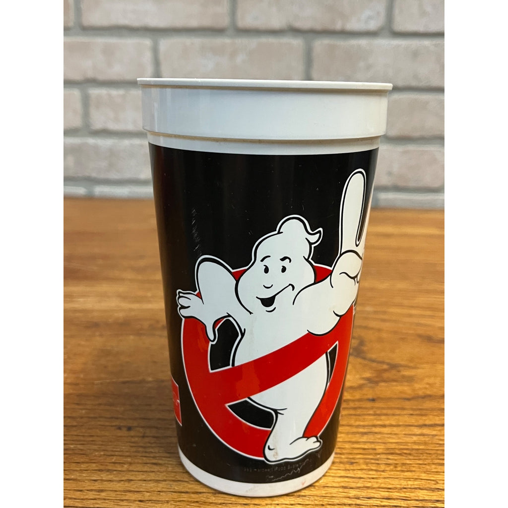 Vintage 1989 GHOSTBUSTERS 2 HARDEES Plastic Cup Movie Promo Headquarters 80s