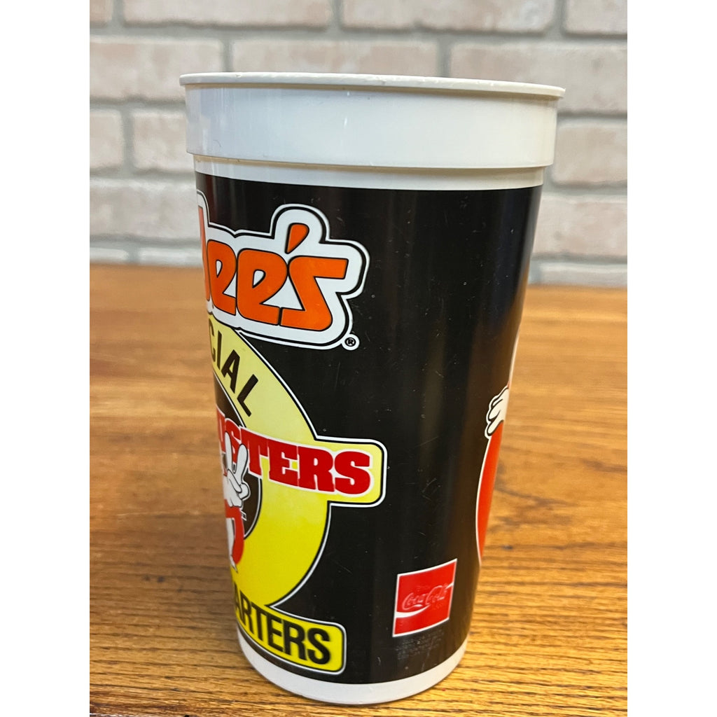 Vintage 1989 GHOSTBUSTERS 2 HARDEES Plastic Cup Movie Promo Headquarters 80s