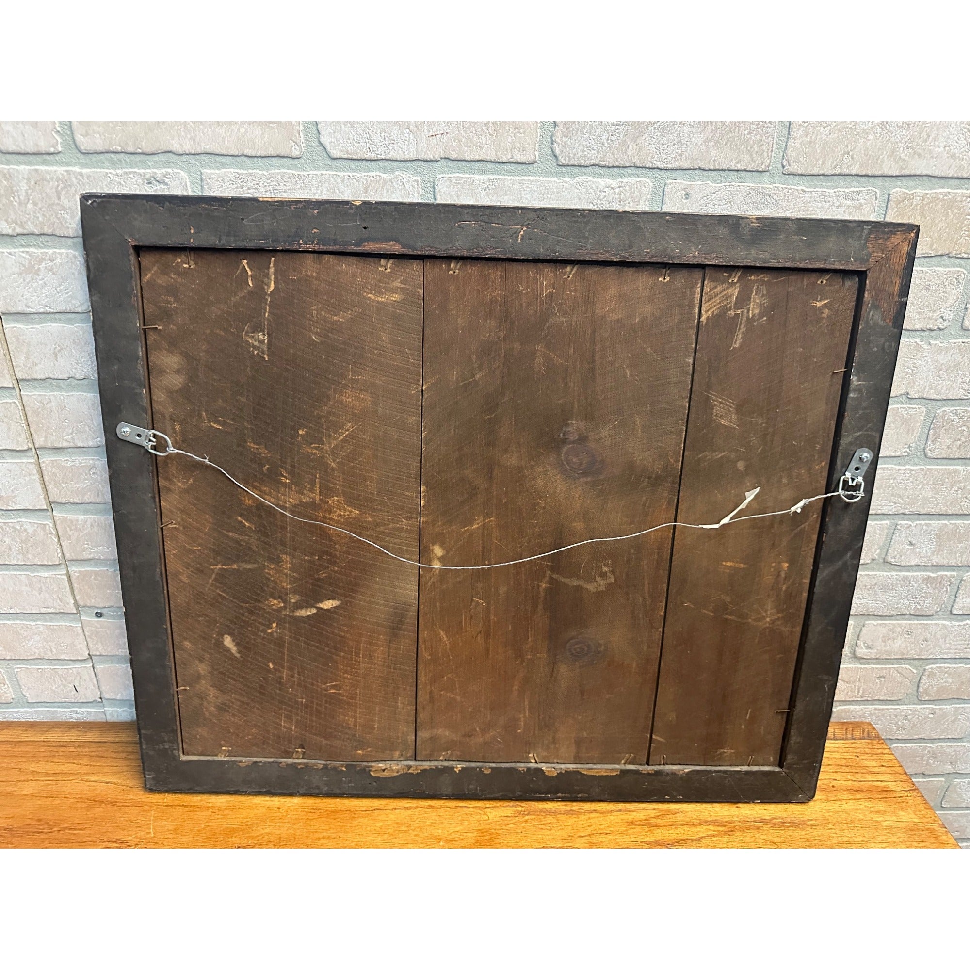 RARE Original 1890s Hebard Transportation Co. Chicago Framed Liutho Advertising Sign